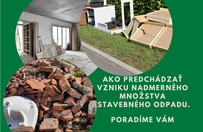 Ako predchádzať vzniku nadmerného množstva stavebného odpadu